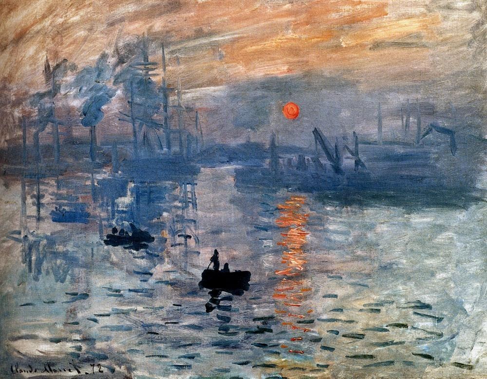 Claude Monet Impression Sunrise